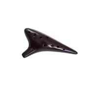 12-Hole Alto C Ocarina, Premium Ceramic Musical Instrument for Performance and Professionals, AC-Ocarinas porcelain(Performance-12 AC smoked)