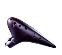 12-Hole Alto C Ocarina, Premium Ceramic Musical Instrument Ocarinas for Performance and Professionals porcelain(12 holes AC brown)