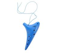 12 Hole Alto C Resin Ocarina for Adult Beginners Blue
