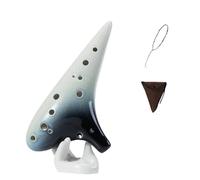 12 Hole Alto Ocarina AC Tune Smoked Teaching Instrument For Beginners(1)