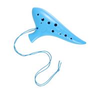 12 Hole Alto Plastic Ocarina Wind Instrument Blue for Kids