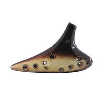 12-hole Beginner Ocarina Kiln Color-changing Twelve-hole SC/SG/SF/AC Ceramic Ocarina Musical Instrument ocarina instrument (Sg)
