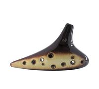 12-hole Beginner Ocarina Kiln Color-changing Twelve-hole SC/SG/SF/AC Ceramic Ocarina Musical Instrument ocarina instrument (Sf)