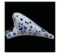 12-hole Blue And White Ocarina Professional Beginner AC Ocarina Twelve-hole Playing Ocarina Musical Instrument ocarina instrument