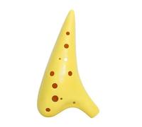 12 Hole Blue Ocarina Plastic Alto C Tone Mini Ocarina Flute Musical Woodwind Instruments With Neck Strap Cord (Color : Yellow)