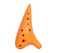 12 Hole Blue Ocarina Plastic Alto C Tone Mini Ocarina Flute Musical Woodwind Instruments With Neck Strap Cord (Color : Orange)