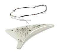 12 Hole Ceramic Alto Ocarina for Beginners with Rope