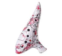 12 Hole Ceramic Ocarina Musical Instrument for Learners Ergonomic Design Enhanced Sound Projection for Music Lovers Ceramic Ocarina Compact Construction