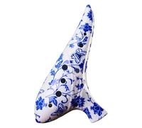 12 Hole Ceramic Ocarina Musical Instrument for Learners Ergonomic Design Enhanced Sound Projection for Music Lovers Ceramic Ocarina for Beginners