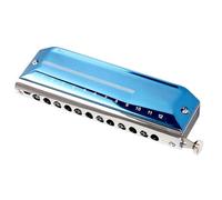 12 Hole Chromatic Harmonica In C Key Standard Sound Quality Durable Resin Body Harmonica Suitable For Beginners