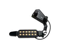12 Hole Clip On Sound Pickup Microphone Wire Amplifier Speaker For Acoustic Electric Guitar Transducer Accessories (Color : With Control)