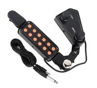 12-Hole Magnetic Pickup Transducer for Acoustic Guitar - Acoustic Guitar Pickup Electric Transducer Magnetic Preamplifier with 9.8 FT Audio Cable