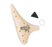 12 Hole Musical Ocarina Light Weight Resins Body Delivers Warm Tones for Classroom or Outdoor Clear Tone Resin Flute