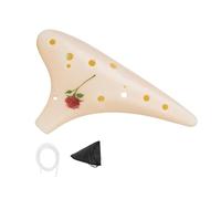 12 Hole Musical Ocarina Light Weight Resins Body Delivers Warm Tones for Classroom or Outdoor Concert Grade Resin Ocarina