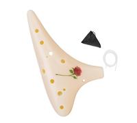 12 Hole Musical Ocarina Light Weight Resins Body Delivers Warm Tones For Classroom Or Outdoor Performances Light Weight Portables Travel Ocarina