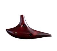 12 Hole Natural Ocarina Stable Pitch Middle C Professional With Protective Bag(Gold)