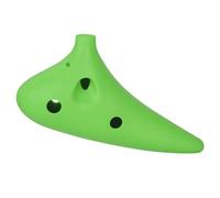 12 Hole Ocarina 4 Colors Plastic Ocarinas Musical Instrument Easy To Learn And Carry For Music Lover And Beginner (Color : Green)