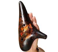 12-hole Ocarina Alto F Key Ceramic Ocarina Professional Beginner Students Ceramic Ocarina Musical Instrument ocarina instrument
