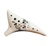 12 Hole Ocarina Ceramic C Ocarinas Professional Adult Beginner Flutes Children Portable Handheld Orff Instrument Musical Instrument Ceramic Ocarina