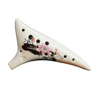 12 Hole Ocarina Ceramic C Ocarinas Professional Adult Beginner Flutes Children Portable Handheld Orff Instrument Musical Instrument Ceramic Ocarina