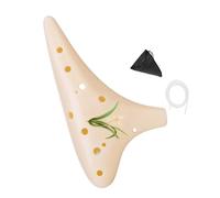 12-Hole Resin Ocarina: Lightweight Design with Warm Tones for Performers & Music Enthusiasts Gift Ocarina for Musicians