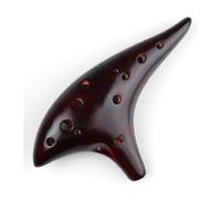 12 Hole Rice Fired Soldering Ocarina Alto C Tone Beginner Teaching Ocarina 12 Hole Sound Quality Ocarina (Color : 01)