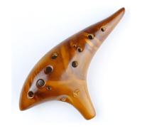 12 Hole Rice Fired Soldering Ocarina Alto C Tone Beginner Teaching Ocarina 12 Hole Sound Quality Ocarina (Color : 02)