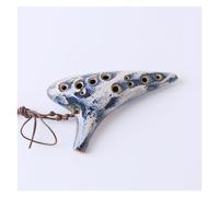 12 Hole Rice Fired Soldering Ocarina Alto C Tone Beginner Teaching Smooth Ocarina Sound Quality Ocarina (Color : 02)