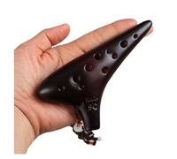 12 Hole Rice Fired Soldering Ocarina SC Tone Beginner Teaching Ocarina 12 Hole Sound Quality Ocarina With Bag (Color : 02)