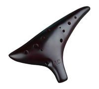 12 Hole Rice Fired Soldering Tail Matte Ocarina Alto AC Tone Beginner Teaching Smooth Ocarina 12 Hole Sound Quality Ocarina (Color : 03)