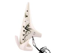 12-hole SF Ocarina Treble F Key Professional Beginner Playing Student Musical Instrument With Hand-painted Pattern (Color : 2)