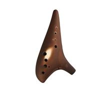 12 Hole Smoked Soldering Ocarina Alto F Tone Ocarina Beginner Teaching Ocarina 12 Hole Sound Quality Ocarina With Bag