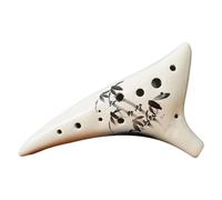 12 Hole Tone C Ocarina Flute Ceramic Professional Musical Instrument Smoked Fluta Ocarinas Musical Instrument Ceramic
