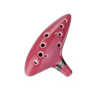 12 Holes Alto C Ocarina Ceramic Vessel Flute Wind Musical Instrument Ocarina Instrument For Beginner Students (Color : 04)