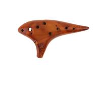 12 Holes Alto Tone C Ceramic Ocarina Flute Musical Instrument For Adults Beginners With Carry Bag (Color : 01)