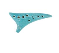 12 Holes Alto Tone C Ceramic Ocarina Flute Musical Instrument For Adults Beginners With Carry Bag (Color : 05)