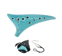 12 Holes Alto Tone C Ceramic Ocarina With Carry Bag Musical Instrument For Beginners (Color : 05)