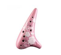 12 Holes C Tone Vintage Wind Relief Sculpture Ceramics Ocarina Professional Musical Instrument Beginner Accessory(1)