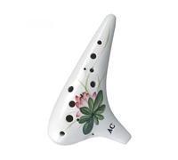 12 Holes C Tone Vintage Wind Relief Sculpture Ceramics Ocarina Professional Musical Instrument Beginner Accessory(8)
