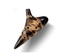 12 Holes Ceramics Ocarina Alto C Key AC Professional Ocarinas Beginner Ocarina Musical Instruments (Color : 02)