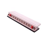 12 Holes Paper Punches Mushroom Discbound Hole Puncher with Positioning Ruler Guide for Disc Binding Notebook Planner Paper Cutter with Ruler