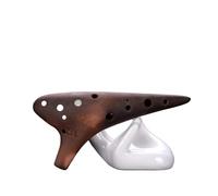12 Holes Professional Ocarina Porcelain Advanced Ceramics Ocarina Flute Beginner Gift Alto AC Treble SC/SF (Color : SC)