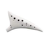 12 Holes Warped-tail Ceramic Ocarina Alto C Hand Painted Musical Instrument with Lanyard Music Score Protective Bag ocarina instrument (5)