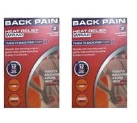 12 Hours Pain Relief, Drug-Free and Fragrance-Free, 2 Large Heat Patches