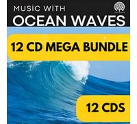 12 Hours Relaxation Music CD Bundle Vols 1-12 with Ocean Wave Sounds, Sleep Meditation Spa Background Music (12 CDs)