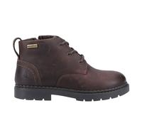 Hush Puppies Mini Presley Leather Boots, Brown, 12 UK Child