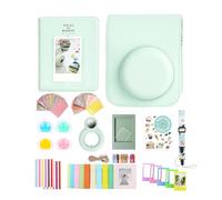 12 in 1 Accessories Kit for Fujifilm Instax Mini 12 Instant Camera With Camera Case+Photo Album & Frames+DIY Sticker+Selfie Lens+Wall Hanging Frame+Colored Filter (Mint Green)