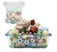 12-in-1 Biological Aquarium Filter Media Kit for Crystal Clear Water - Supports Nitrogen Cycle with Bio Balls, Ceramic Rings for Freshwater Saltwater Aquarium, Pond, Sump, Canister Filter (1.1lb)