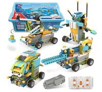 12-in-1 Building Block Robotics Kit for Kids (BC226) - 419PCS STEAM Education Toy with APP Programming, Coding & Remote Control - DIY Smart Robot Construction Set for Creative Learning &Engineering