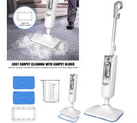 Steam Mop Steam Cleaner Preheat 1500W Handheld & Upright Floor Steamer Vacuuming